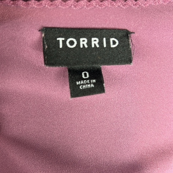 Torrid Purple Lexie Georgette Babydoll Cami - Picture 8 of 8